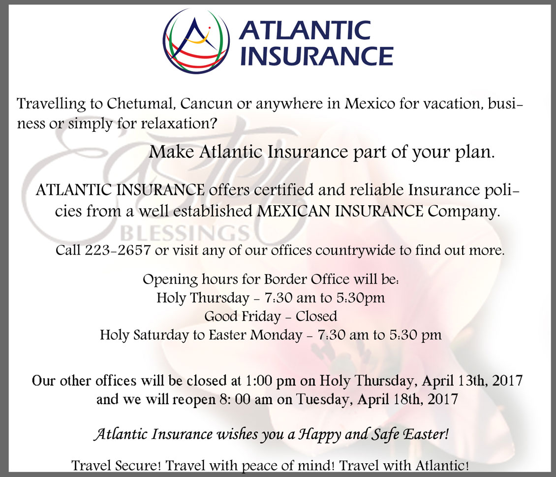 Easter Message Atlantic Insurance